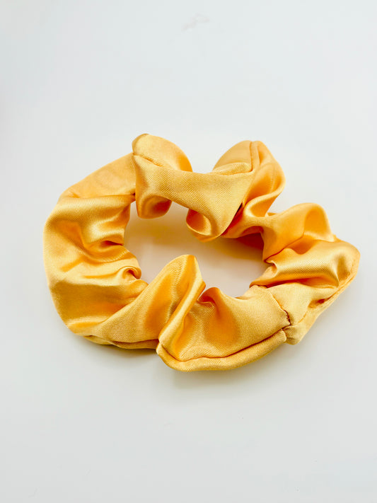 Creamsicle charmeuse scrunchies