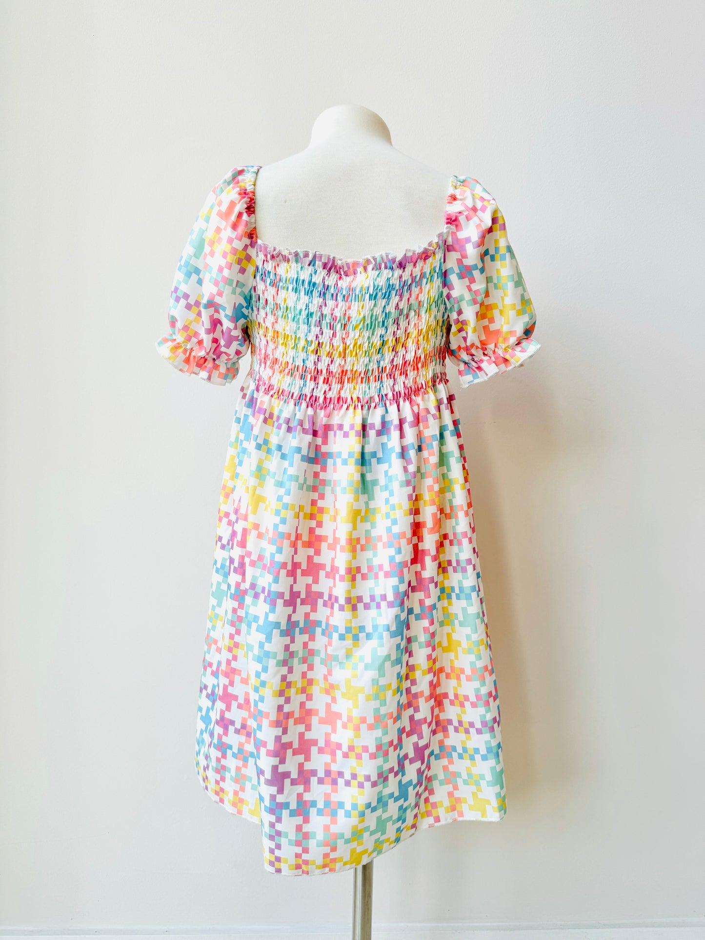 Liza chevron print summer dress