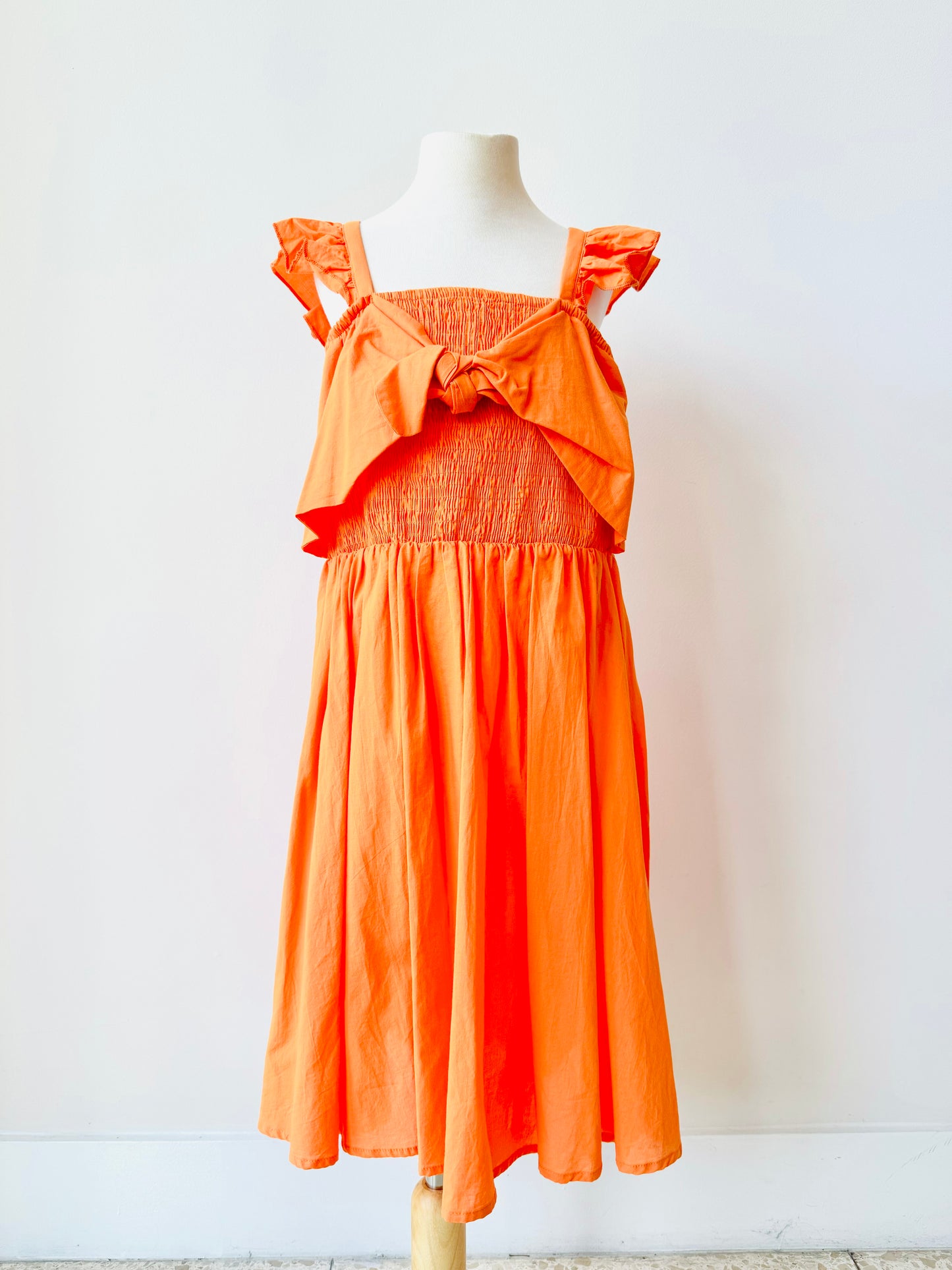 Amber orange sundress for girls