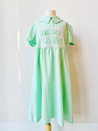 Jade Mynt  green and white dress for girls