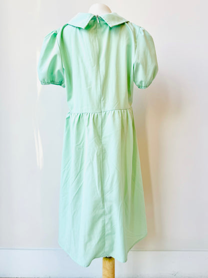 Jade Mynt  green and white dress for girls