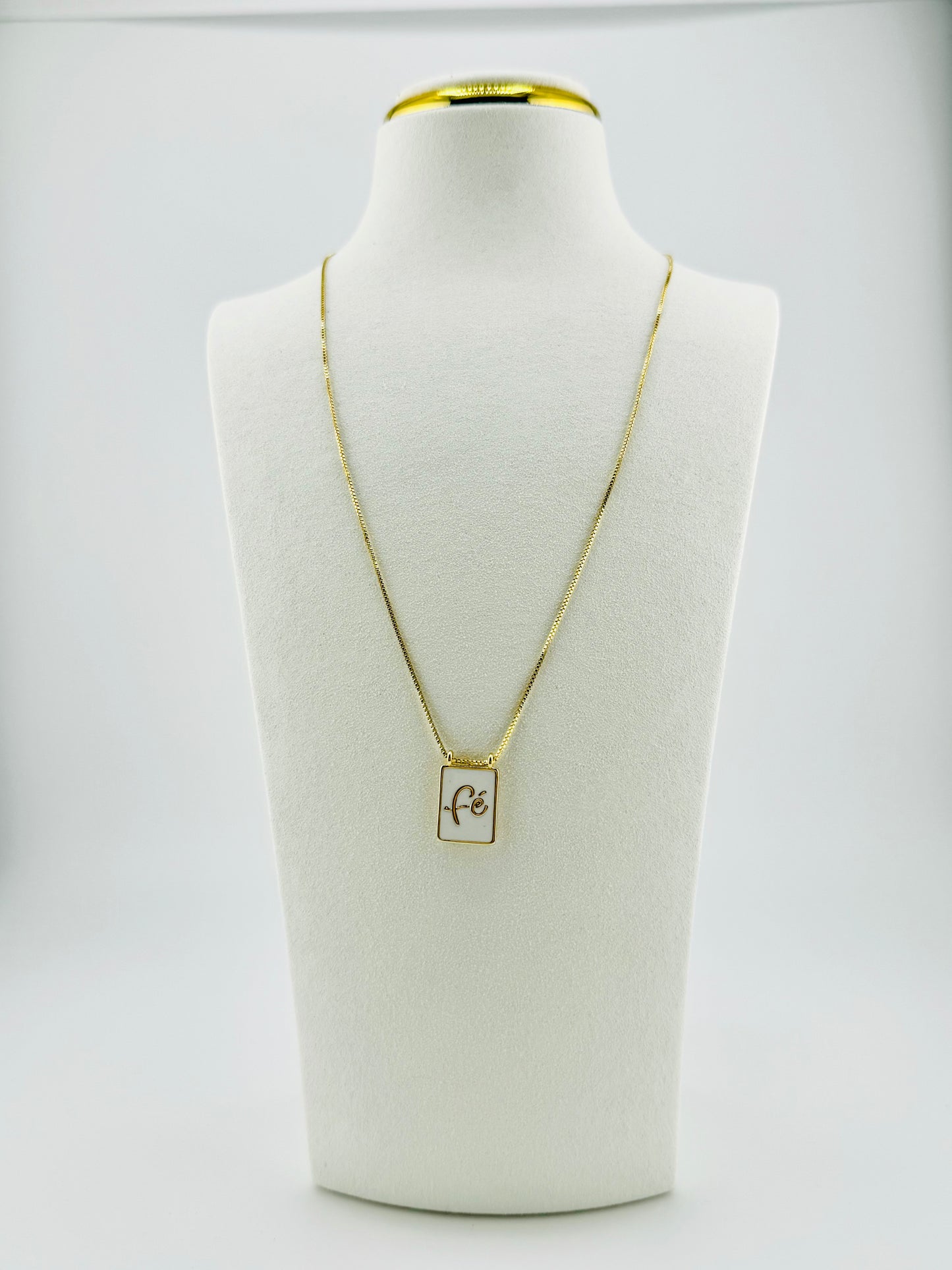 Faith 18k gold filled necklace