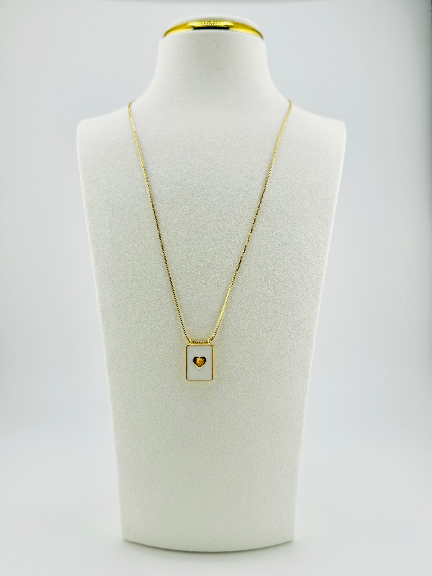 Heart 18k gold filled necklace