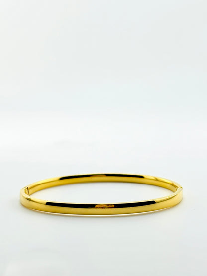 Miranda 18k gold filled bangle bracelet