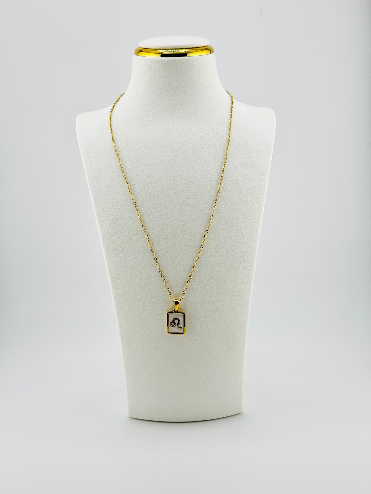 Leo gold filled zodiac sign necklaces