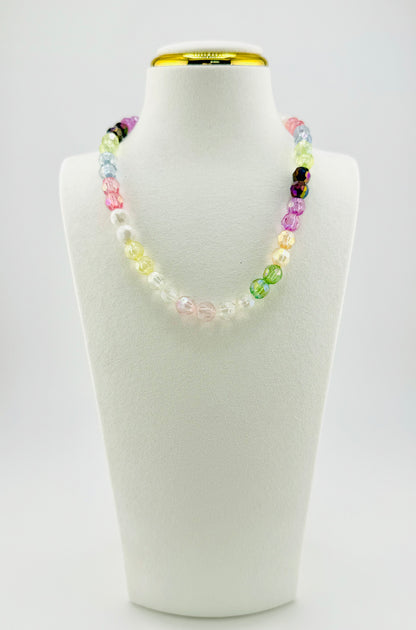 Hanna transparent colorful necklace
