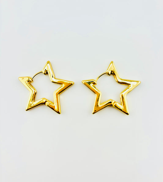 Starlight 18k Peruvian gold filled earrings