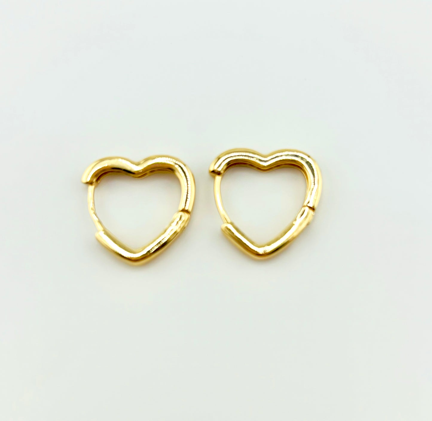 Eminating love peruvian earrings with 18k gold filled with cubic zircoinia