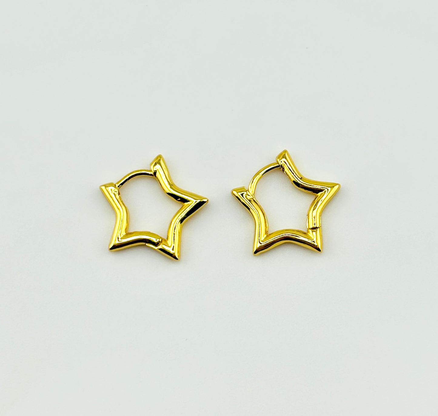 You shine Peruvian 18k gold filled earrings