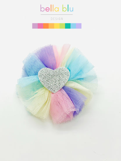 Heart shaped barrette